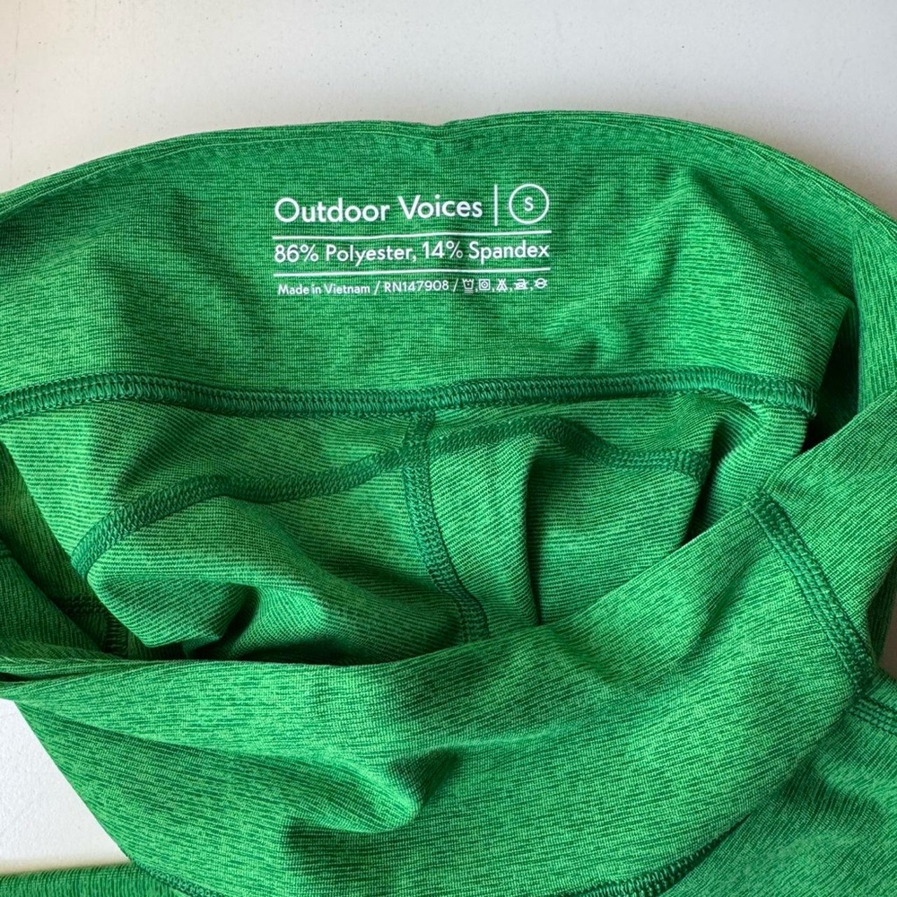Outdoor Voices Vibrant Green Leggings